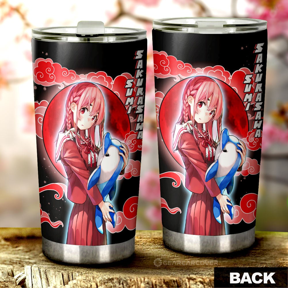 Sumi Sakurasawa Tumbler Cup Custom Rent A Girlfriend Car Accessories - Gearcarcover - 3