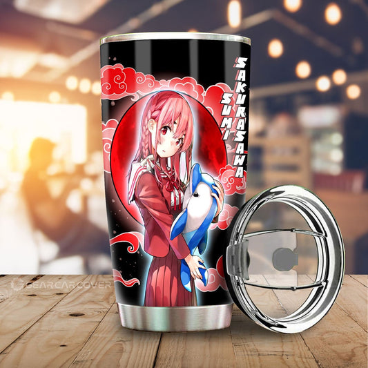 Sumi Sakurasawa Tumbler Cup Custom Rent A Girlfriend Car Accessories - Gearcarcover - 1