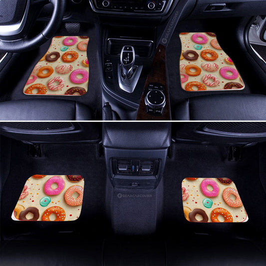 Summer Donuts Car Floor Mats Custom Girly Pattern Car Accessories - Gearcarcover - 2