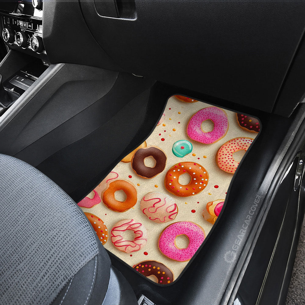 Summer Donuts Car Floor Mats Custom Girly Pattern Car Accessories - Gearcarcover - 3