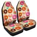 Summer Donuts Car Seat Covers Custom Girly Pattern Car Accessories - Gearcarcover - 3