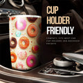 Summer Donuts Tumbler Cup Custom Girly Pattern Car Accessories - Gearcarcover - 3