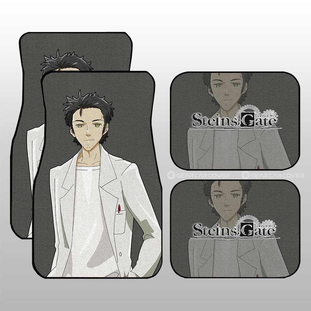 SunshadeRintarou Okabe Car Floor Mats Custom - Gearcarcover - 1