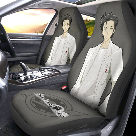 SunshadeRintarou Okabe Car Seat Covers Custom - Gearcarcover - 2