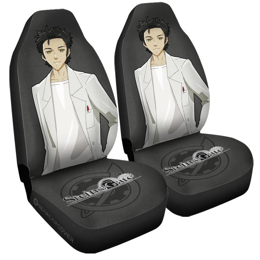 SunshadeRintarou Okabe Car Seat Covers Custom - Gearcarcover - 3