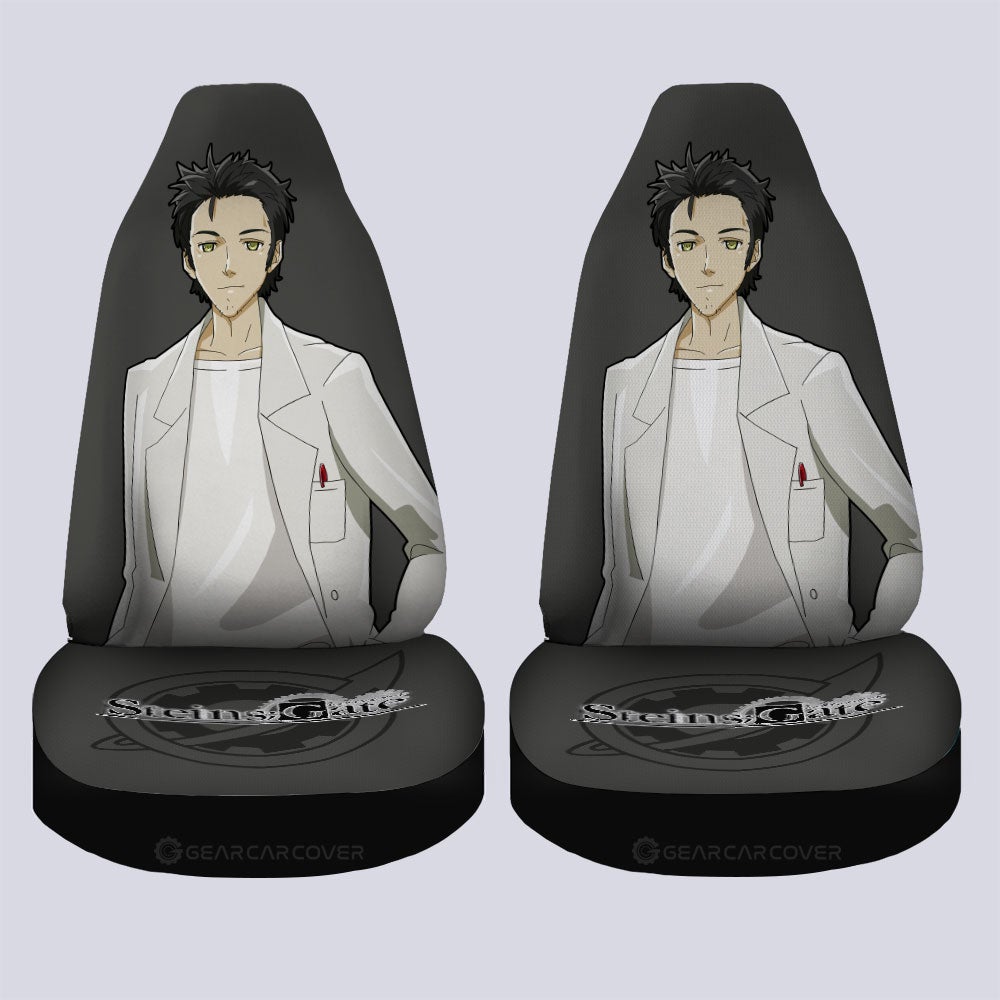 SunshadeRintarou Okabe Car Seat Covers Custom - Gearcarcover - 4