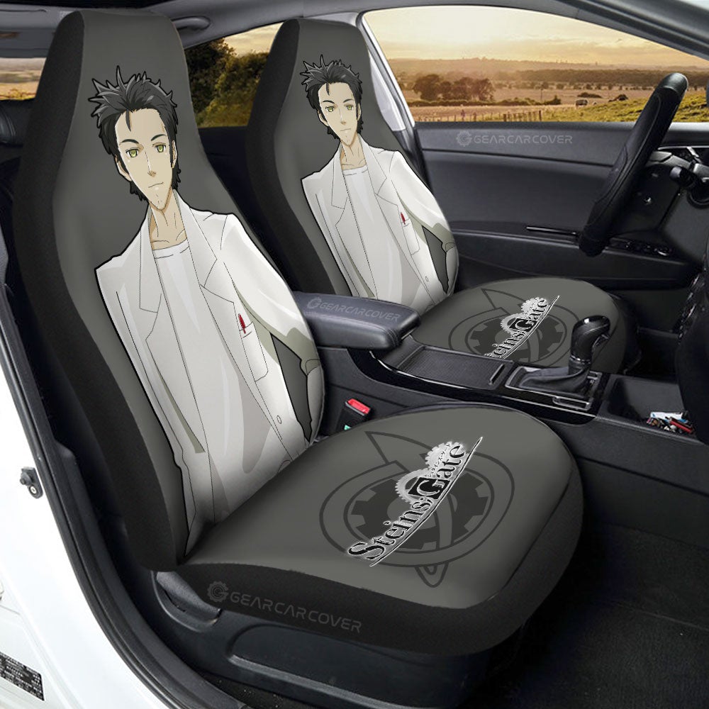 SunshadeRintarou Okabe Car Seat Covers Custom - Gearcarcover - 1