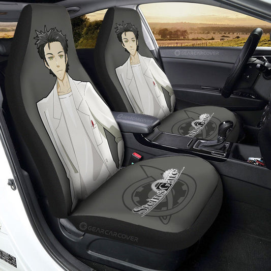 SunshadeRintarou Okabe Car Seat Covers Custom - Gearcarcover - 1