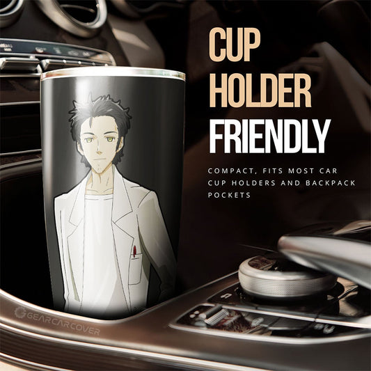 SunshadeRintarou Okabe Tumbler Cup Custom - Gearcarcover - 2