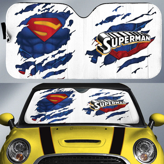 Superman Car Sunshade Custom Uniform Car Accessories - Gearcarcover - 1