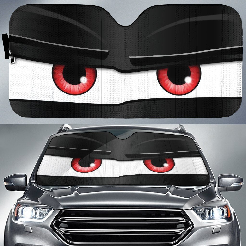 Suspicious Car Eyes Sun Shade Custom Funny Car Accessories - Gearcarcover - 1