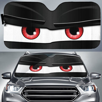 Suspicious Car Eyes Sun Shade Custom Funny Car Accessories - Gearcarcover - 1