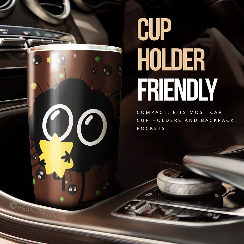 Susuwatari Tumbler Cup Custom My Neighbor Totoro Car Accessories - Gearcarcover - 3