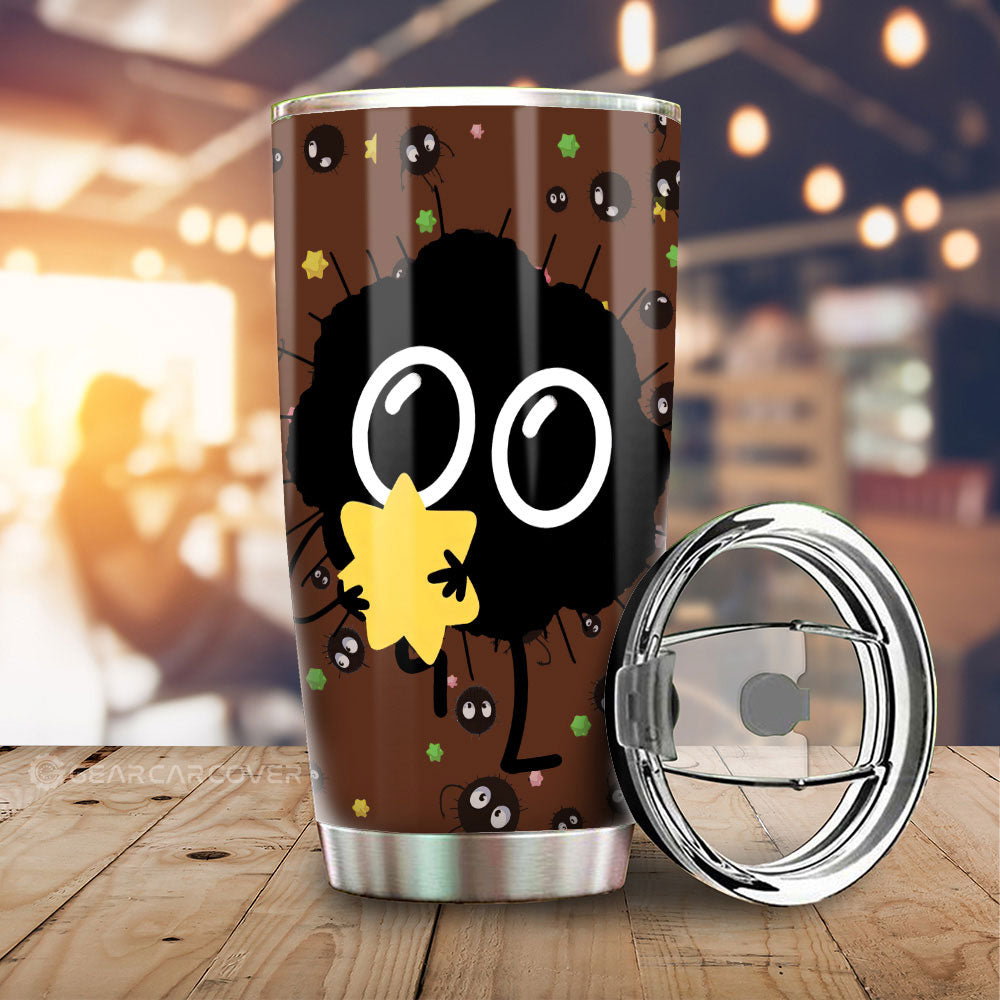 Susuwatari Tumbler Cup Custom My Neighbor Totoro Car Accessories - Gearcarcover - 1