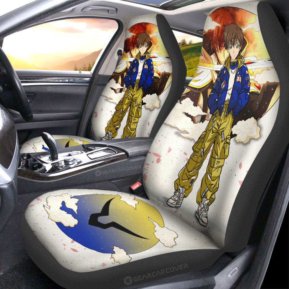 Suzaku Kururugi Car Seat Covers Anime Collection - Gearcarcover - 1