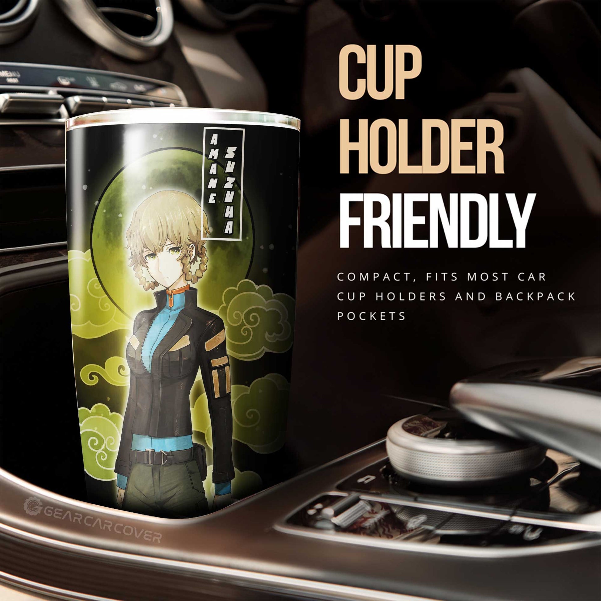 Suzuha Amane Tumbler Cup Custom Car Accessories - Gearcarcover - 2