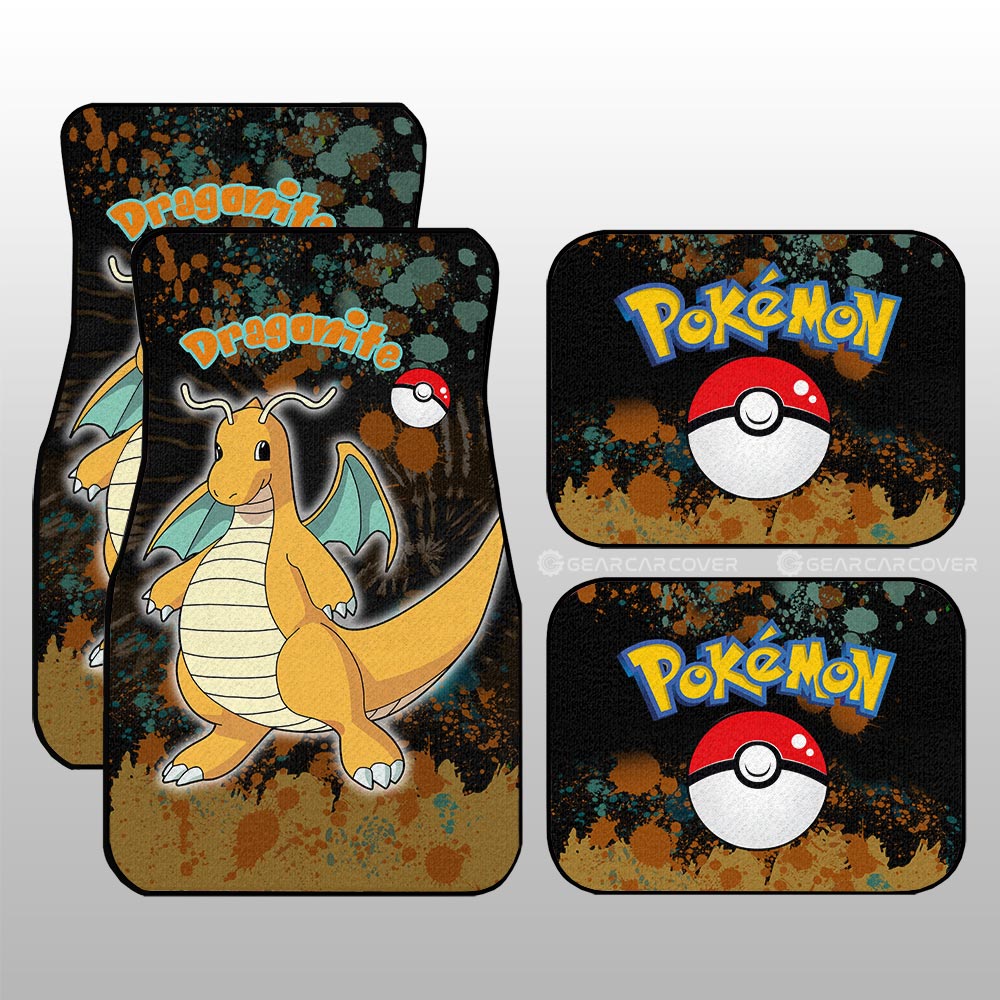 Sylveon Car Floor Mats Custom Tie Dye Style Anime Car Accessories - Gearcarcover - 1