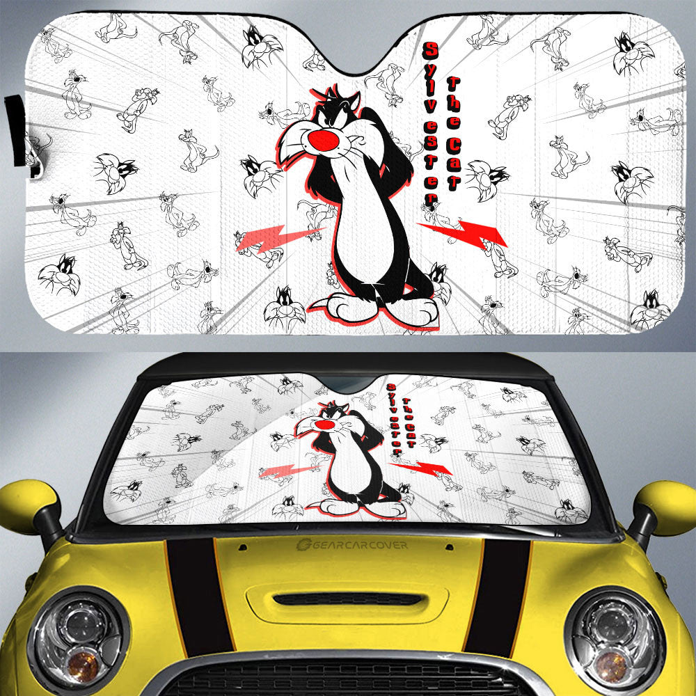 Sylvester the Cat Car Sunshade Custom Cartoon Car Accessories - Gearcarcover - 1