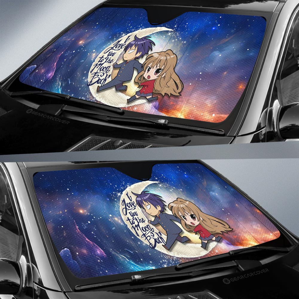 Taiga And Ryuuji Car Sunshade Custom Car Accessories - Gearcarcover - 2