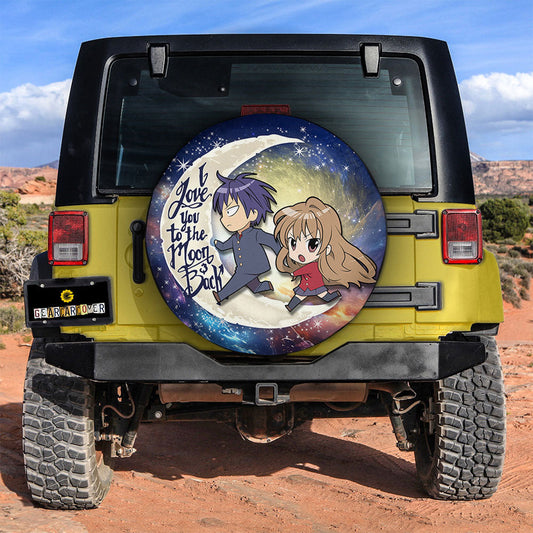 Taiga And Ryuuji Spare Tire Covers Custom Car Accessories - Gearcarcover - 2