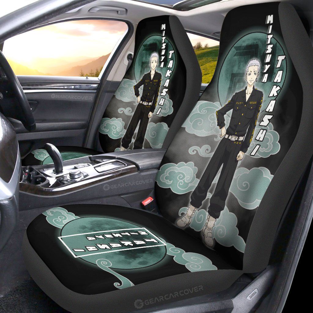 Takashi Mitsuya Car Seat Covers Custom Tokyo Reverngers Car Interior Accessories - Gearcarcover - 2