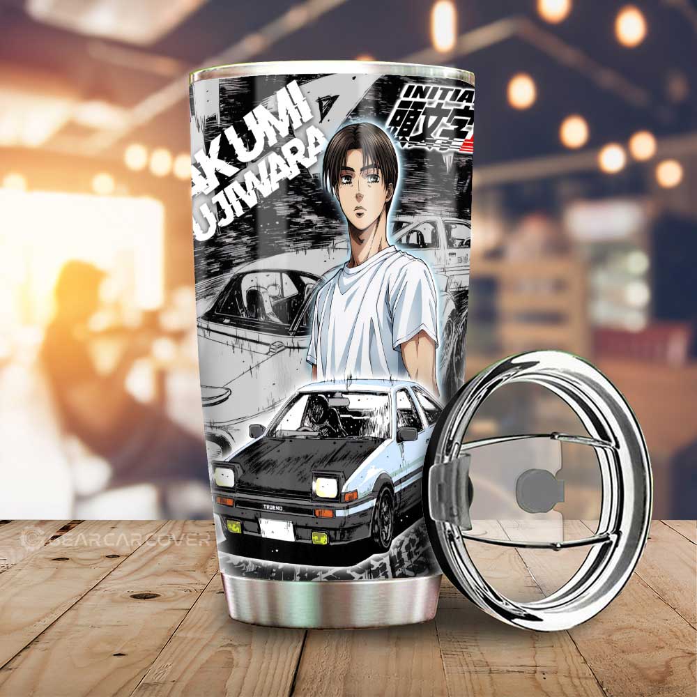 Takumi Fujiwara Tumbler Cup Custom Car Accessories - Gearcarcover - 1