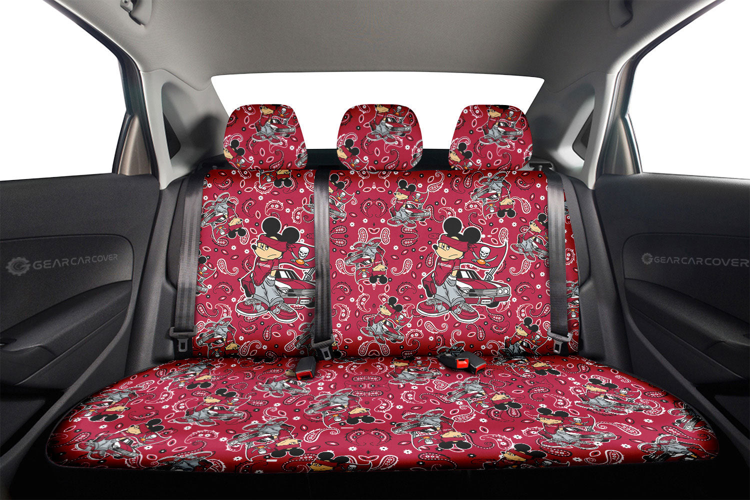Tampa Bay Buccaneers Car Back Seat Covers Cartoon Theme Collection - Gearcarcover - 2