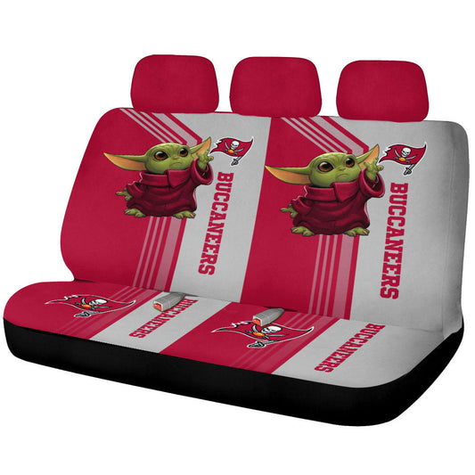 Tampa Bay Buccaneers Car Back Seat Covers Custom Car Accessories - Gearcarcover - 1