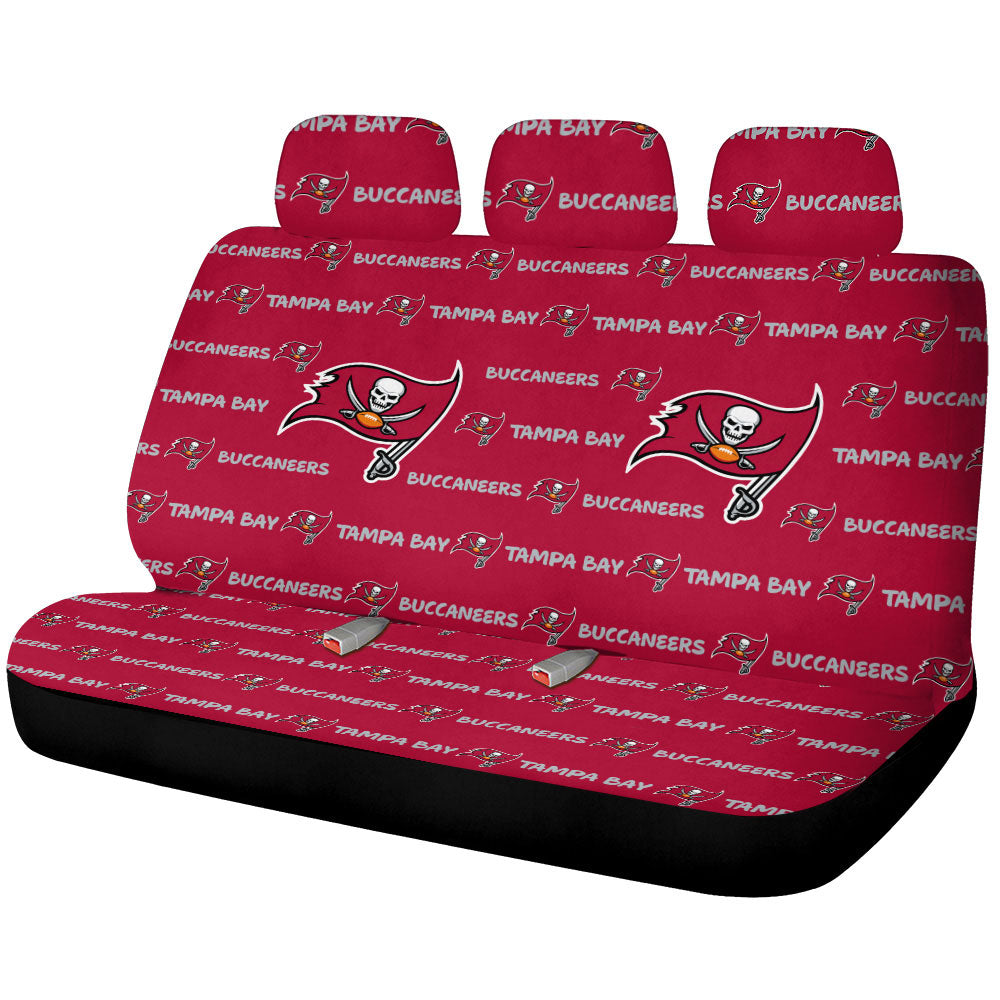 Tampa Bay Buccaneers Car Back Seat Covers Sporty Team Collection - Gearcarcover - 1