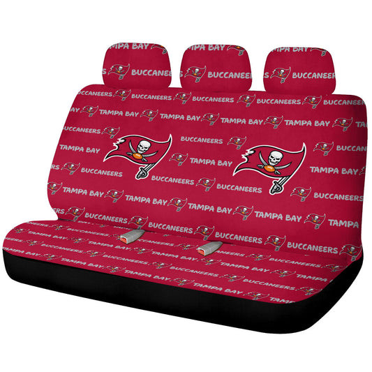 Tampa Bay Buccaneers Car Back Seat Covers Sporty Team Collection - Gearcarcover - 1