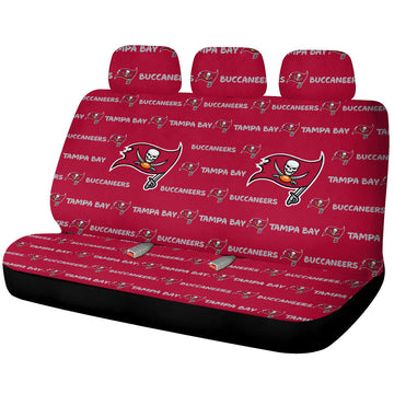 Tampa Bay Buccaneers Car Back Seat Covers Sporty Team Collection - Gearcarcover - 1