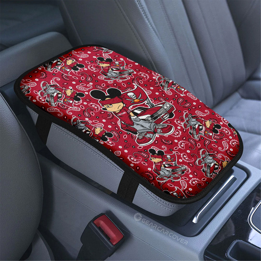 Tampa Bay Buccaneers Car Center Console Cover Cartoon Theme Collection - Gearcarcover - 3