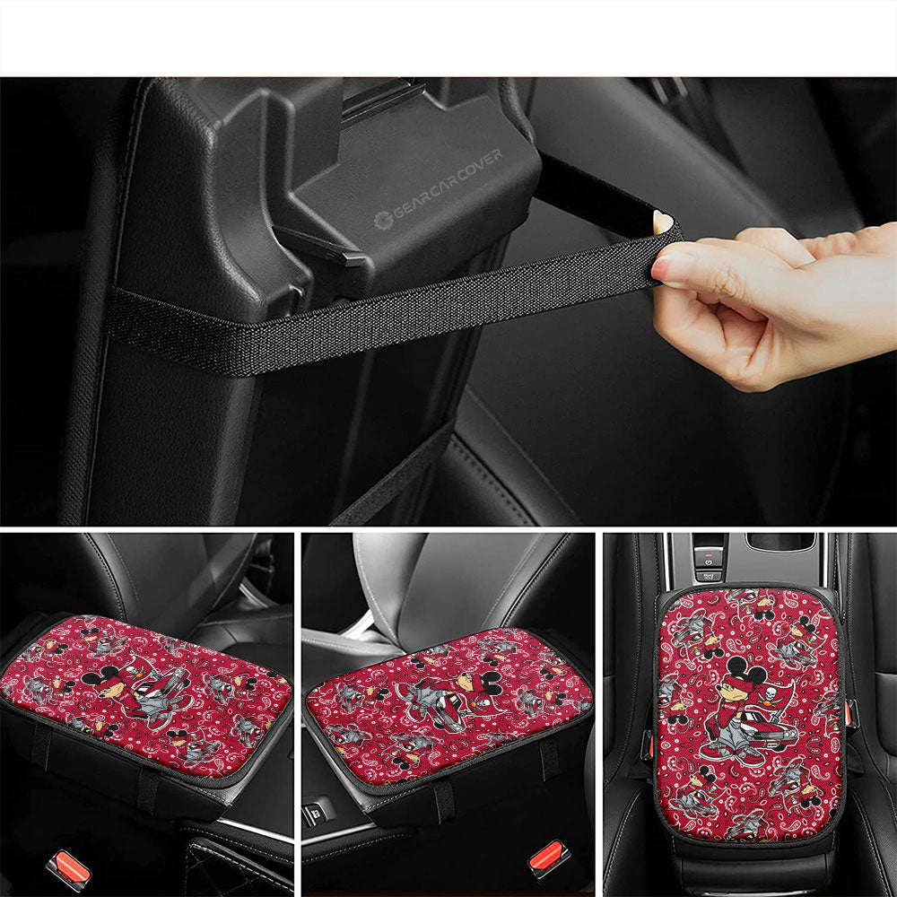 Tampa Bay Buccaneers Car Center Console Cover Cartoon Theme Collection - Gearcarcover - 4