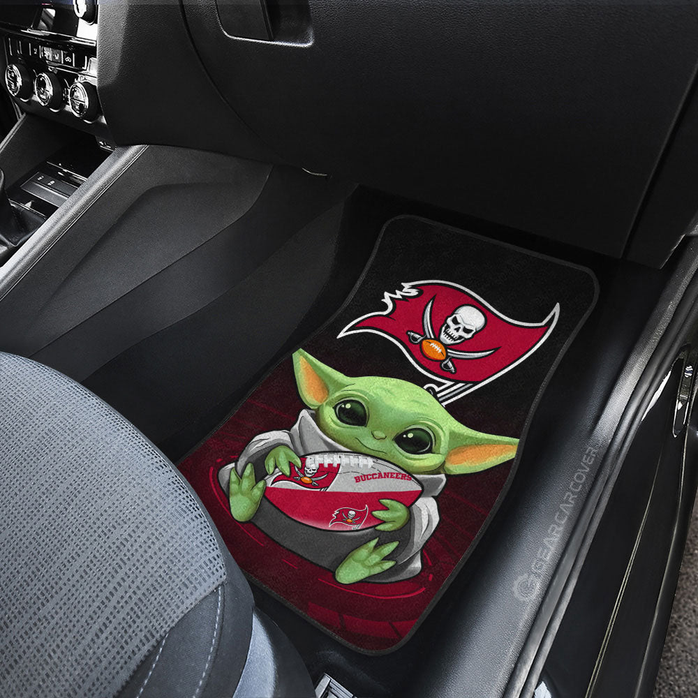 Tampa Bay Buccaneers Car Floor Mats Baby Yoda Car Accessories For Fan - Gearcarcover - 3