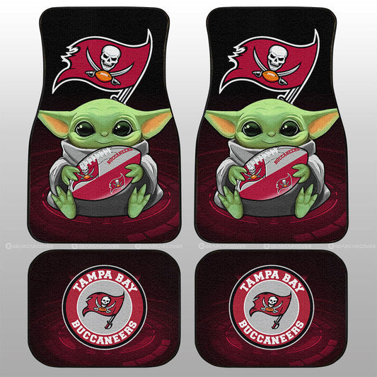 Tampa Bay Buccaneers Car Floor Mats Baby Yoda Car Accessories For Fan - Gearcarcover - 1