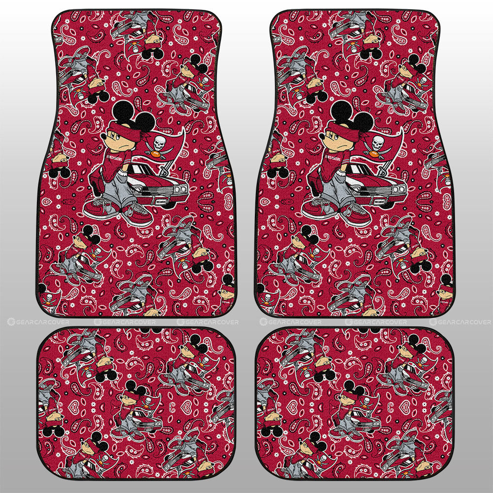 Tampa Bay Buccaneers Car Floor Mats Cartoon Theme Collection - Gearcarcover - 1