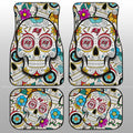 Tampa Bay Buccaneers Car Floor Mats Custom Sugar Skull Car Accessories - Gearcarcover - 1