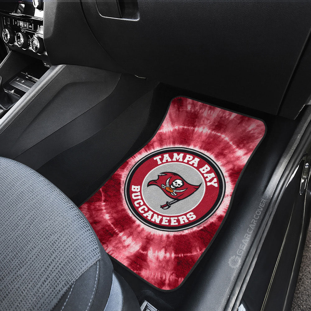 Tampa Bay Buccaneers Car Floor Mats Custom Tie Dye Car Accessories - Gearcarcover - 3