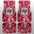 Tampa Bay Buccaneers Car Floor Mats Custom Tie Dye Car Accessories - Gearcarcover - 1