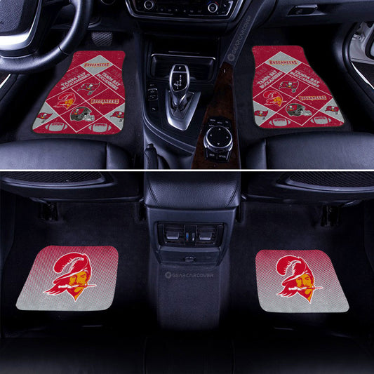 Tampa Bay Buccaneers Car Floor Mats Sporty Team Collection - Gearcarcover - 2