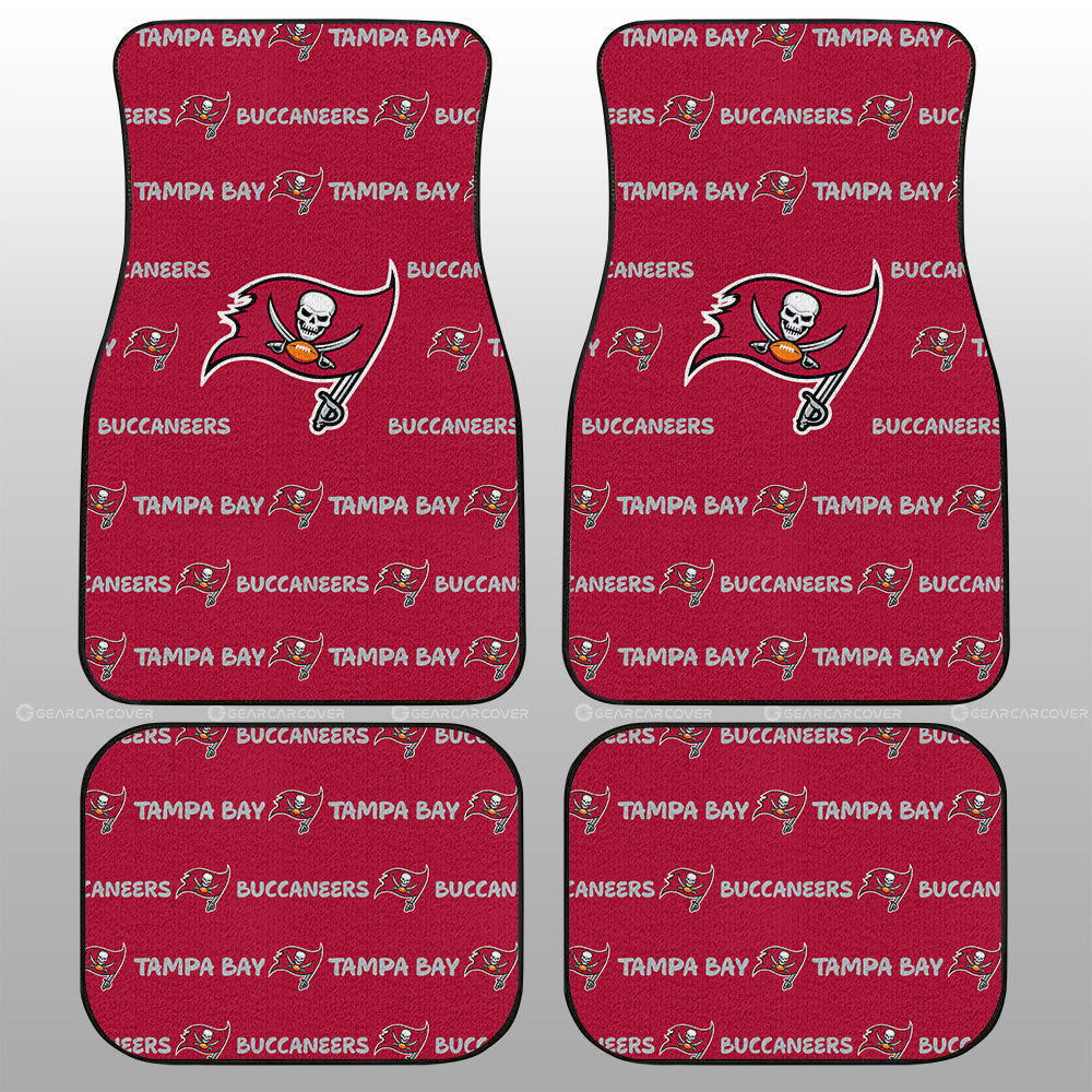 Tampa Bay Buccaneers Car Floor Mats Sporty Team Collection - Gearcarcover - 1