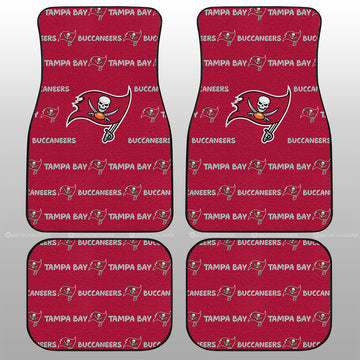 Tampa Bay Buccaneers Car Floor Mats Sporty Team Collection - Gearcarcover - 1
