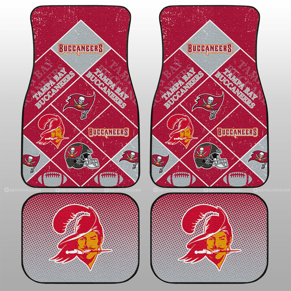 Tampa Bay Buccaneers Car Floor Mats Sporty Team Collection - Gearcarcover - 1