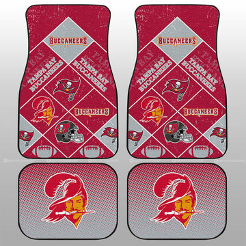 Tampa Bay Buccaneers Car Floor Mats Sporty Team Collection - Gearcarcover - 1