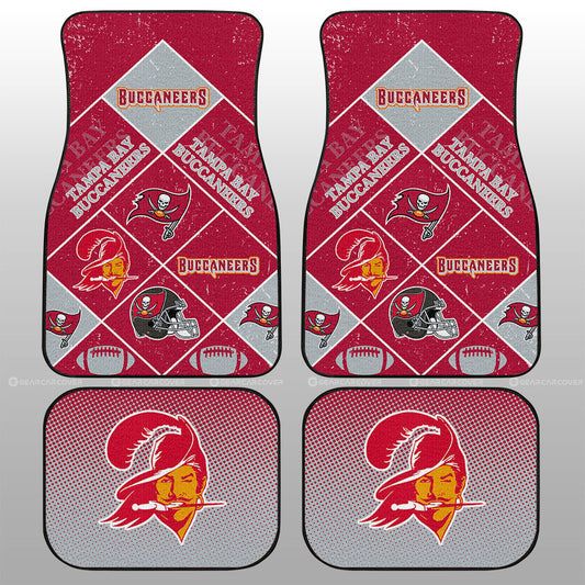 Tampa Bay Buccaneers Car Floor Mats Sporty Team Collection - Gearcarcover - 1