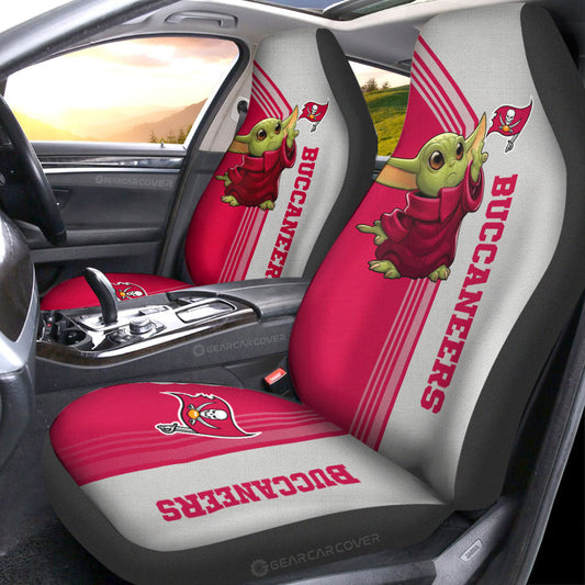 Tampa Bay Buccaneers Car Seat Covers Baby Yoda Car Accessories - Gearcarcover - 1