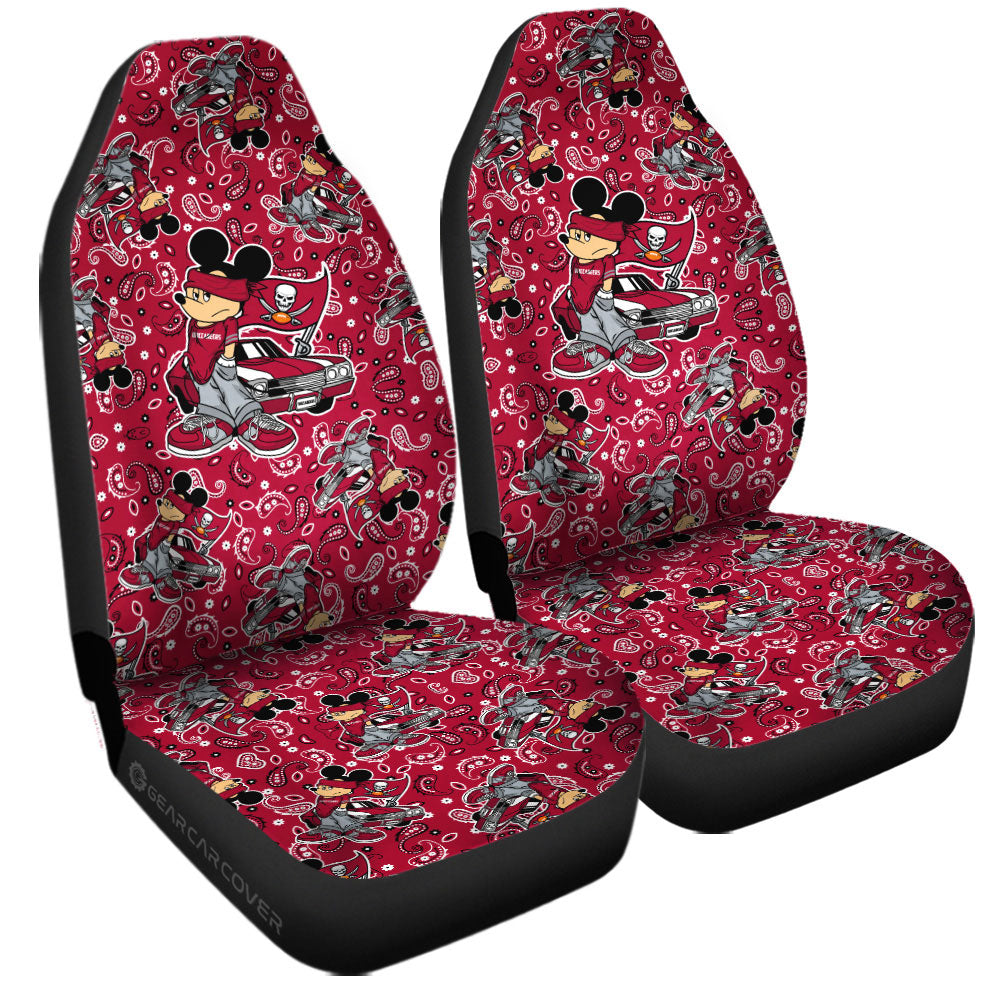 Tampa Bay Buccaneers Car Seat Covers Cartoon Theme Collection - Gearcarcover - 3