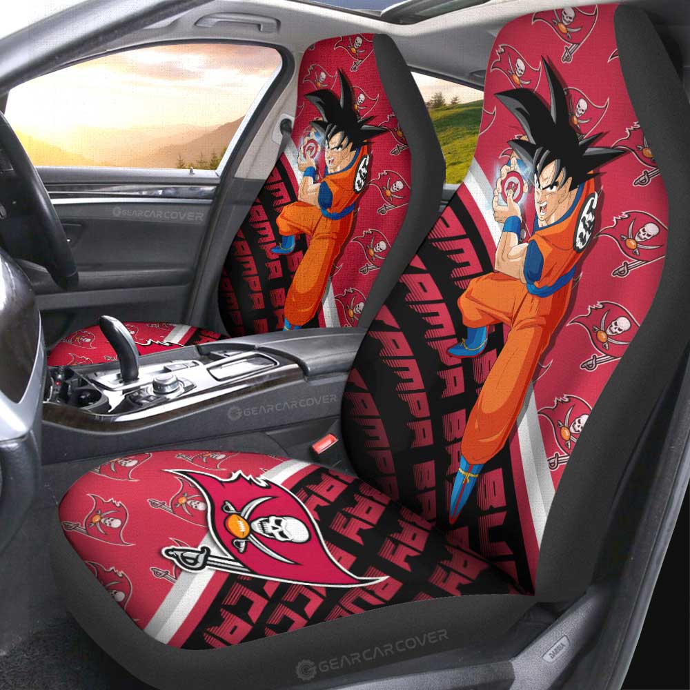 Tampa Bay Buccaneers Car Seat Covers Goku Car Accessories For Fans - Gearcarcover - 2