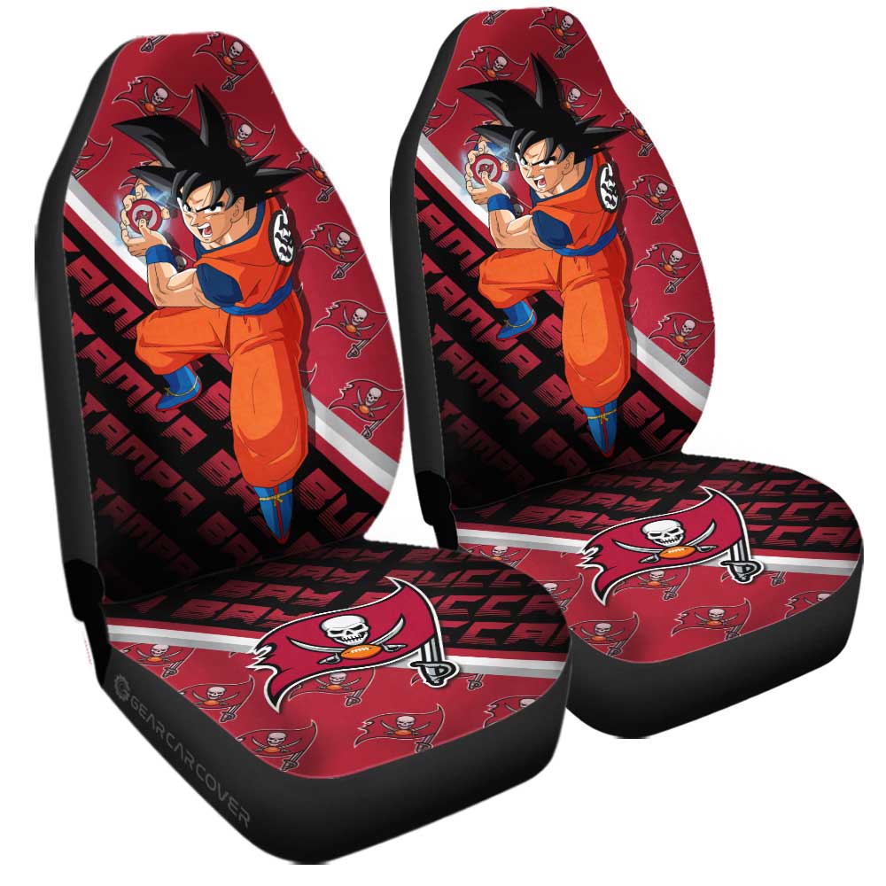 Tampa Bay Buccaneers Car Seat Covers Goku Car Accessories For Fans - Gearcarcover - 3