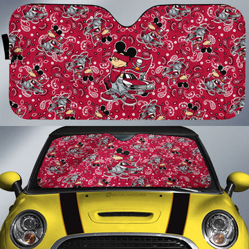 Tampa Bay Buccaneers Car Sunshade Cartoon Theme Collection - Gearcarcover - 1